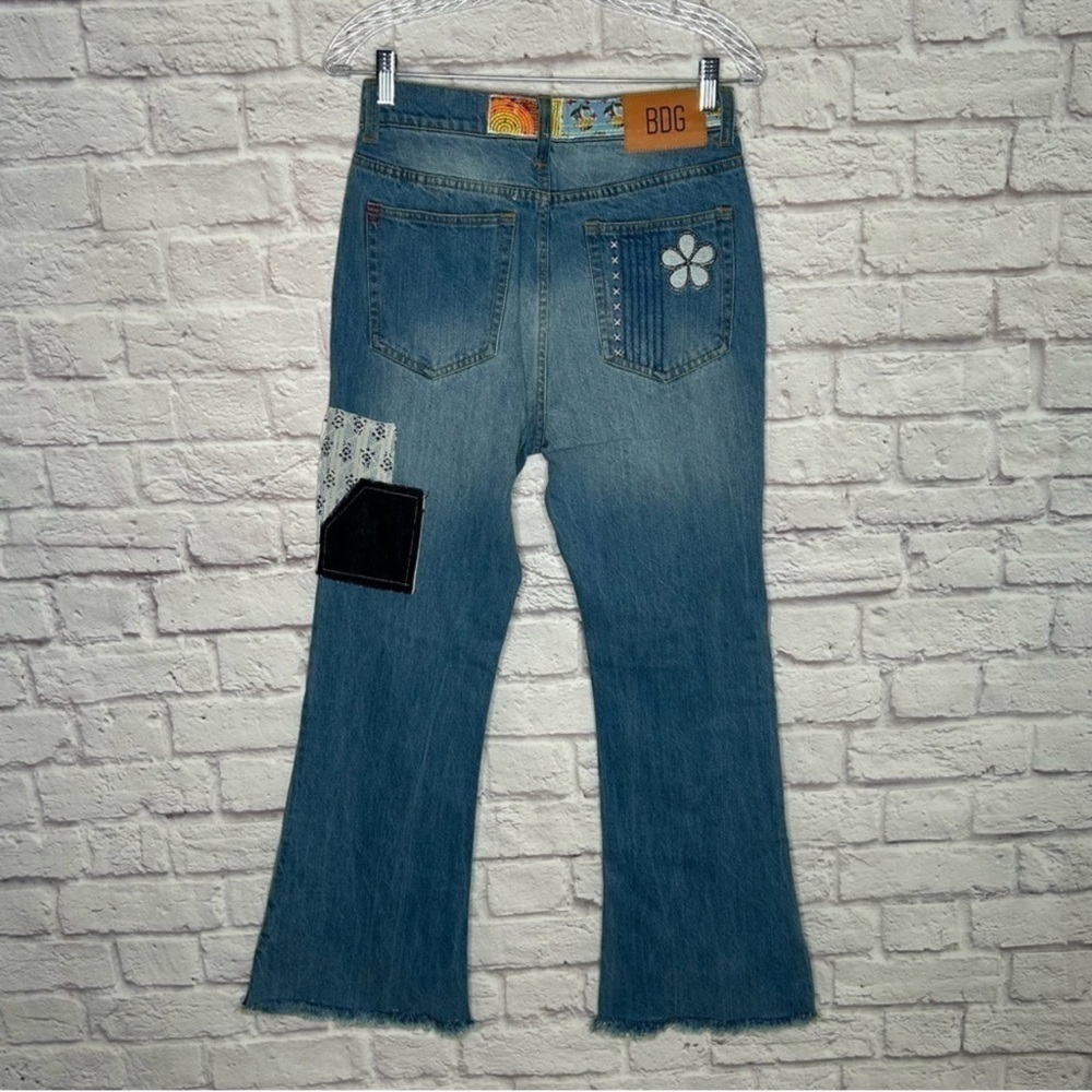 BDG High-Waisted Flare Jeans Indigo Craft NWT - Picture 8 of 16
